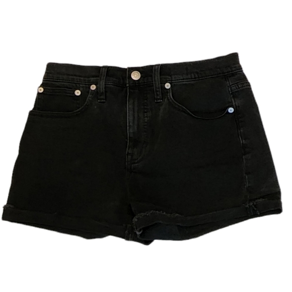 Madewell High-Rise Denim Shorts in Lunar Wash - Picture 10 of 16